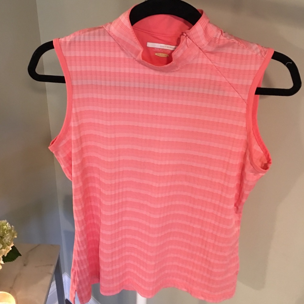 Greg Norman pink golf tank